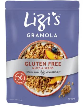 LIZI'S GLUTEN FREE NUTS & SEEDS GRANOLA 400G