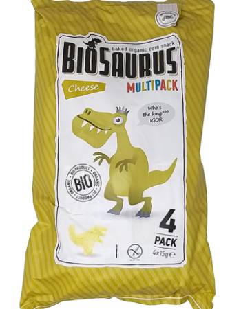 BIOSAURUS MULTIPACK CHEESE 4 X 15G