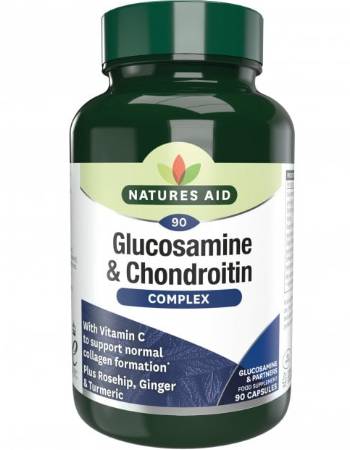 NATURES AID GLUCOSAMINE & CHONDROITIN COMPLEX (90 CAPSULES)