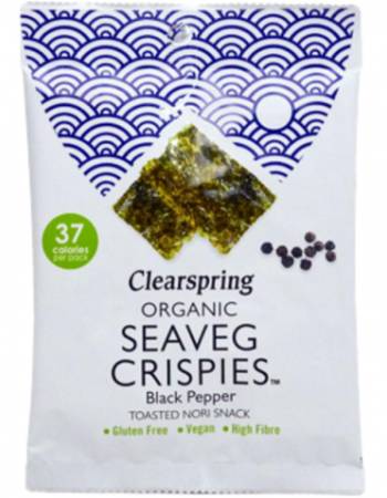 CREARSPRING SEA VEGETABLE CRISP BLACK PEPPER 8G