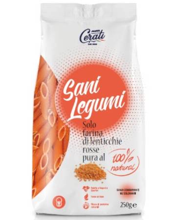 PASTA CERATI RED LENTILS 250G