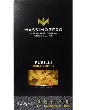 MASSIMO ZERO GLUTEN FREE PASTA FUSILLI 400G | 10% OFF