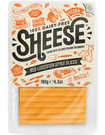 SHEESE SLICES RED LEICESTER STYLE 180G