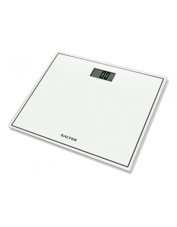 SALTER WHITE COMPACT GLASS SCALE (S9207W)
