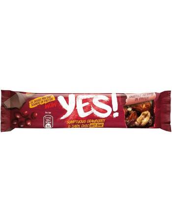 YES BAR CRANBERRY DARK CHOCOLATE 35G