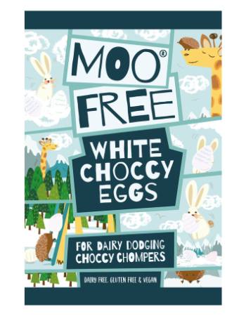 MOO FREE EASTER MINI EGGS WHITE 50G