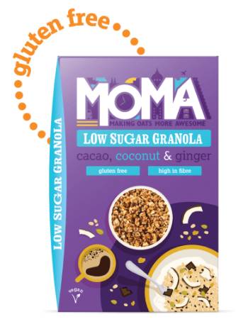 MOMA CACAO, COCONUT & GINGER 425G