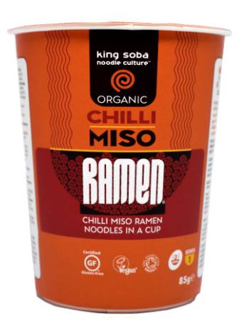 KING SOBA CHILLI MISO RAMEN 85G