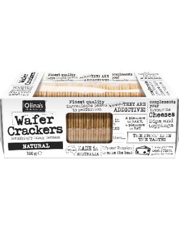 OLINA'S WAFER CRACKER NATURAL 100G