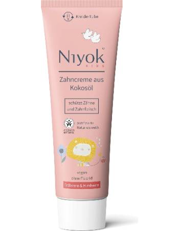 NIYOK STRAWBERRY AND RASPBERRY KIDS TOOTHPASTE 75ML