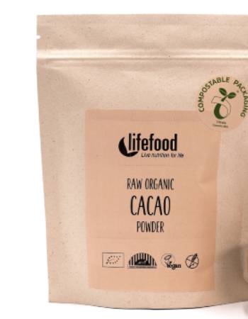 LIFE FOOD RAW ORGANIC CACAO POWDER 150G