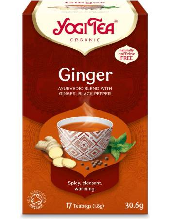 YOGI TEA GINGER (17 TEABAGS)