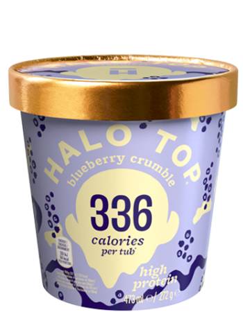 HALO TOP BLUEBERRY CRUMBLE (336 CALORIES) 272G