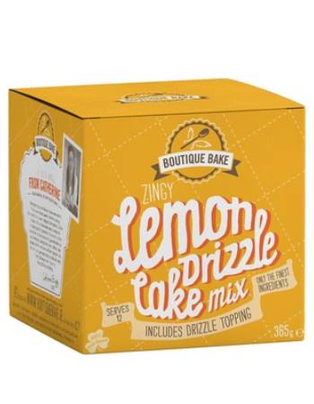 BOUTIQUE BAKE LEMON DRIZZ CAKE MIX 365G