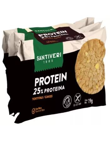 SANTIVERI PROTEIN RICE CAKES 3 PACK 57G | GLUTEN FREE