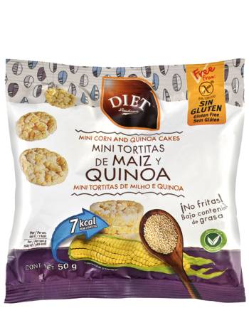 DIET RADISSON MINI CORN & QUINOA CAKES 50G