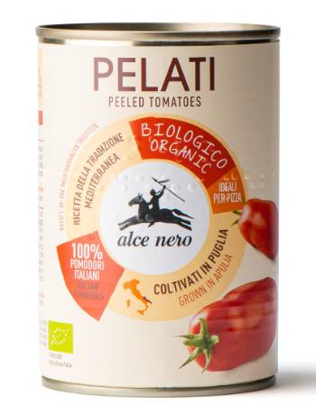 ALCE NERO PEELED TOMATO 400G