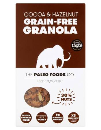 THE PALEO FOODS COCOA HAZELNUT GRANOLA 285G