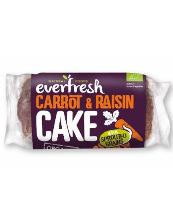 EVERFRESH NATURAL CARROT & RAISIN CAKE 400G