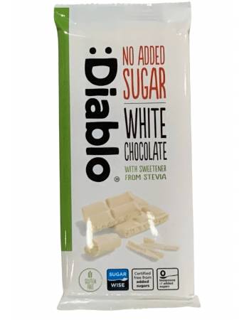 DIABLO WHITE CHOCOLATE WITH STEVIA 75G