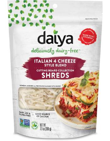 DAIYA CUTTING BOARD ITALIAN 4 CHEEZE STYLE SHREDS 150G