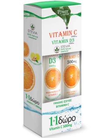 POWER HEALTH VITAMIN C + D3 EFFERVESCENT TABLETS