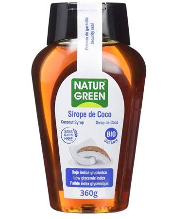 NATUR GREEN COCONUT SYRUP 360ML