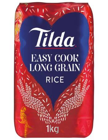 TILDA EASY COOK LONG GRAIN RICE 1KG