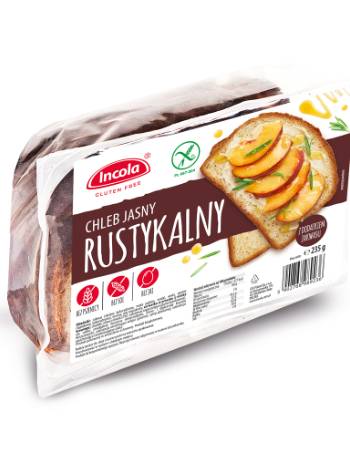 INCOLA GLUTEN-FREE WHITE RUSTIC BREAD 235G