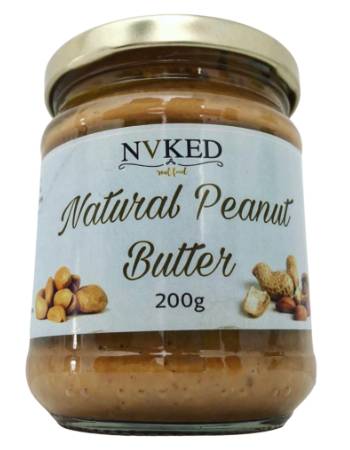 NVKED NATURAL PEANUT BUTTER 200G