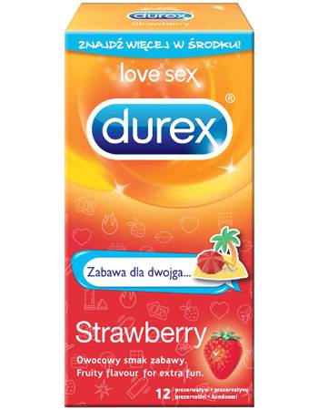 DUREX STRAWBERRY (PACKET OF 12)