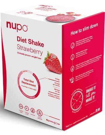NUPO DIET SHAKE STRAWBERRY 384G (12 SERVINGS)