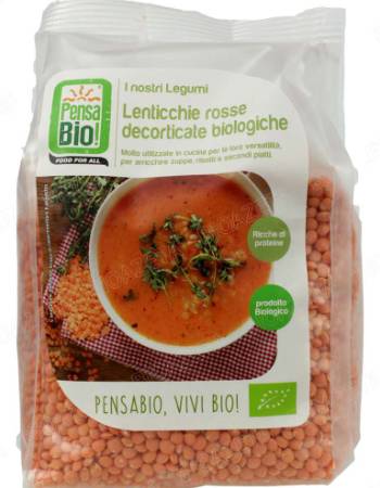 PENSA BIO RED LENTIL 500G