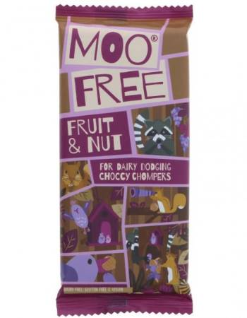 MOO FREE FRUIT & NUT BAR 80G