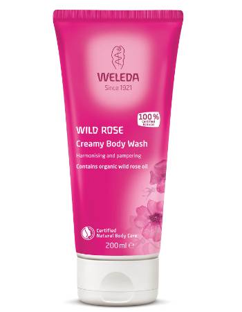 WELEDA WILD ROSE CREAMY BODY WASH 200ML