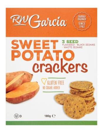 RW GARCIA SWEET POTATO CRACKERS 180G