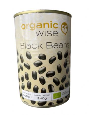 ORGANIC WISE BLACK BEANS 400G