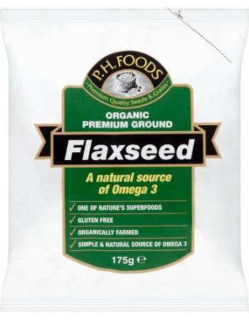 P.H.FOODS ORGANIC PREMIUM GROUND FLAXSEED 175G