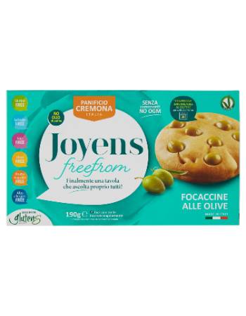 JOYENS FOCACCINE WITH OLIVES 190G