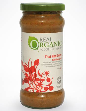 REAL ORGANIC THAI RED CURRY 335G