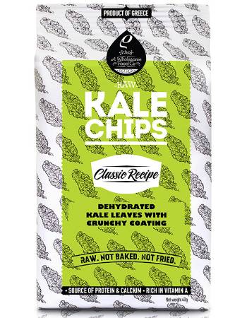 RHO FOODS KALE CHIPS CLASSIC 40G