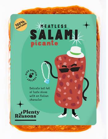 PLENTY REASONS MEATLESS SALAMI PICANTE 100G