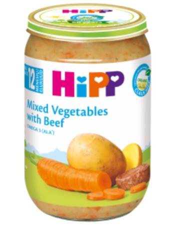 HIPP MIXED VEGETABLE WITH BEEF 220G