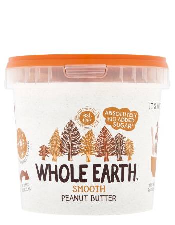 WHOLE EARTH SMOOTH PEANUT BUTTER 1KG