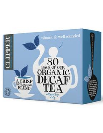 CLIPPER DECAFFEINATED TEA 80 BAGS