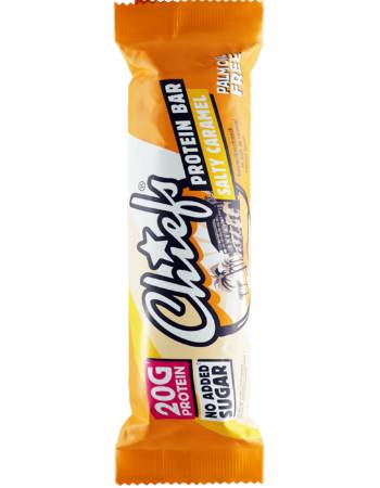 CHIEFS SALTY CARAMEL PROTEIN BAR 55G