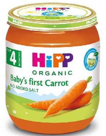 HIPP ORGANIC  BABY 1ST CARROT 125G