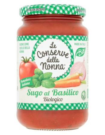 LE CONSERVE DELLA NONNA TOMATO BASIL 350G