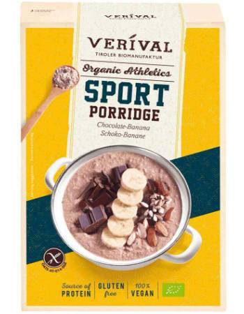 VERIVAL SPORT PORRIDGE CHOCOLATE & BANANA 350G