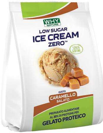 WHY NATURE LOW SUGAR ICE CREAM SALTED CARAMEL 200G